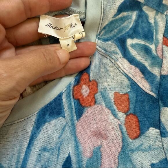 Anthropologie Meadow Rue Linen Fields Swing Top S NWOT - Picture 10 of 11